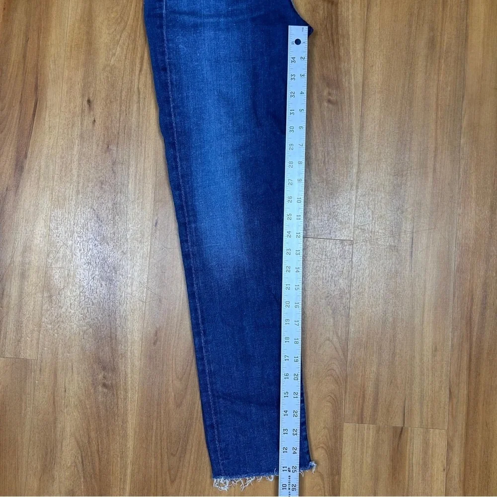 Agolde Blue‎ Straight Leg Jeans Womens Size 28 Raw Hem Classic Denim